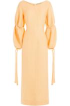 Emilia Wickstead Emilia Wickstead Midi Dress With Gathered Sleeves - None