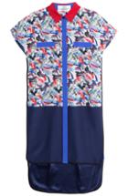 Prabal Gurung Printed Silk Tunic