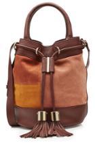 See By Chloé See By Chloé Leather Drawstring Shoulder Bag - Brown
