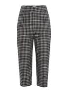 Isa Arfen Isa Arfen Windowpane Print Silk Pants - Multicolored