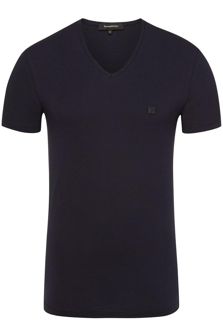 Ermenegildo Zegna Ermenegildo Zegna Stretch Cotton V-neck T-shirt