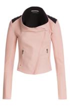 Roland Mouret Roland Mouret Funnel Neck Blazer - Rose