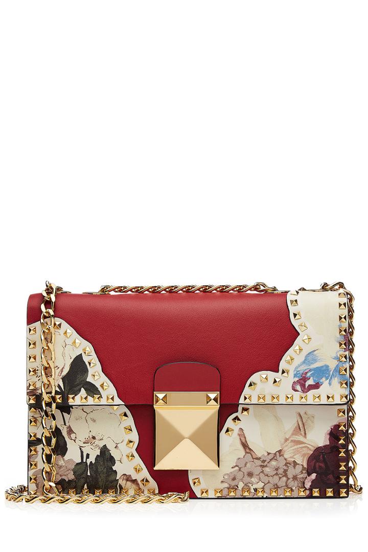 Valentino Valentino Kimono 1997 Leather Shoulder Bag