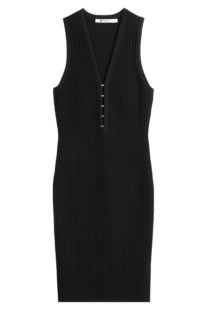 Alexanderwang.t Alexanderwang.t Ribbed Sleeveless Dress