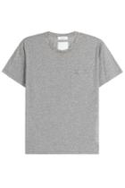 Valentino Valentino Rockstud Untitled Cotton T-shirt - Grey