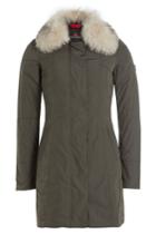 Peuterey Peuterey Down Parka With Fur Trimmed Hood - Green