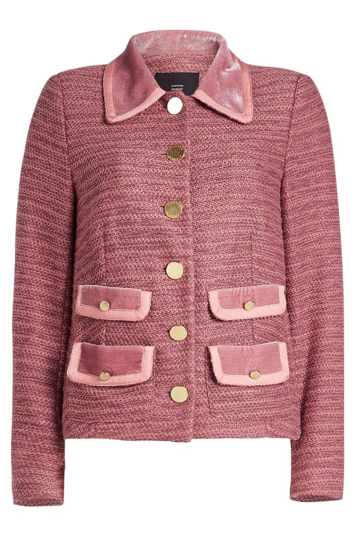 Steffen Schraut Steffen Schraut Tweed Jacket With Velvet