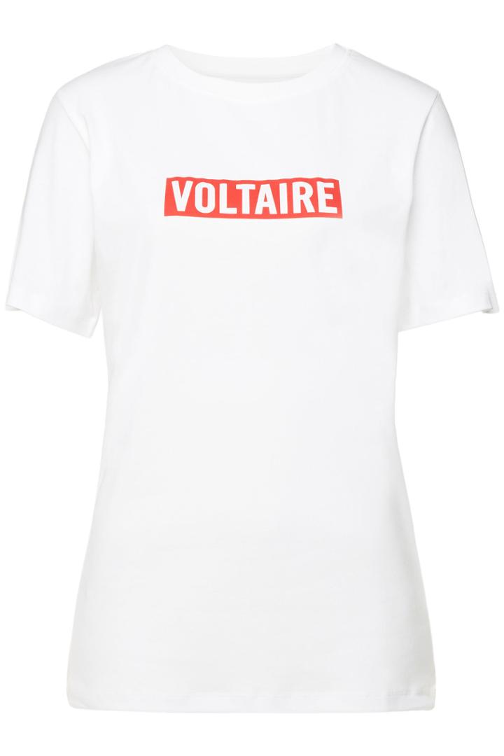 Zadig & Voltaire Zadig & Voltaire Bella Printed Cotton T-shirt