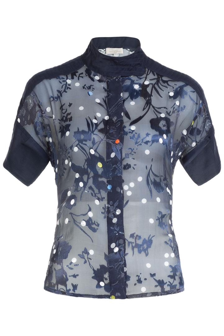 Preen By Thornton Bregazzi Preen By Thornton Bregazzi Silk Arno Top - Blue