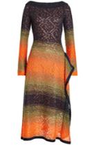 Peter Pilotto Peter Pilotto Printed Dress With Mohair And Wool