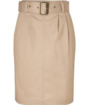 Burberry Brit Pencil Skirt With Belt