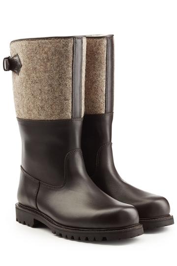 Ludwig Reiter Ludwig Reiter Leather Boots With Felt - Brown