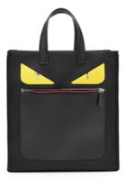 Fendi Fendi Embellished Tote With Leather