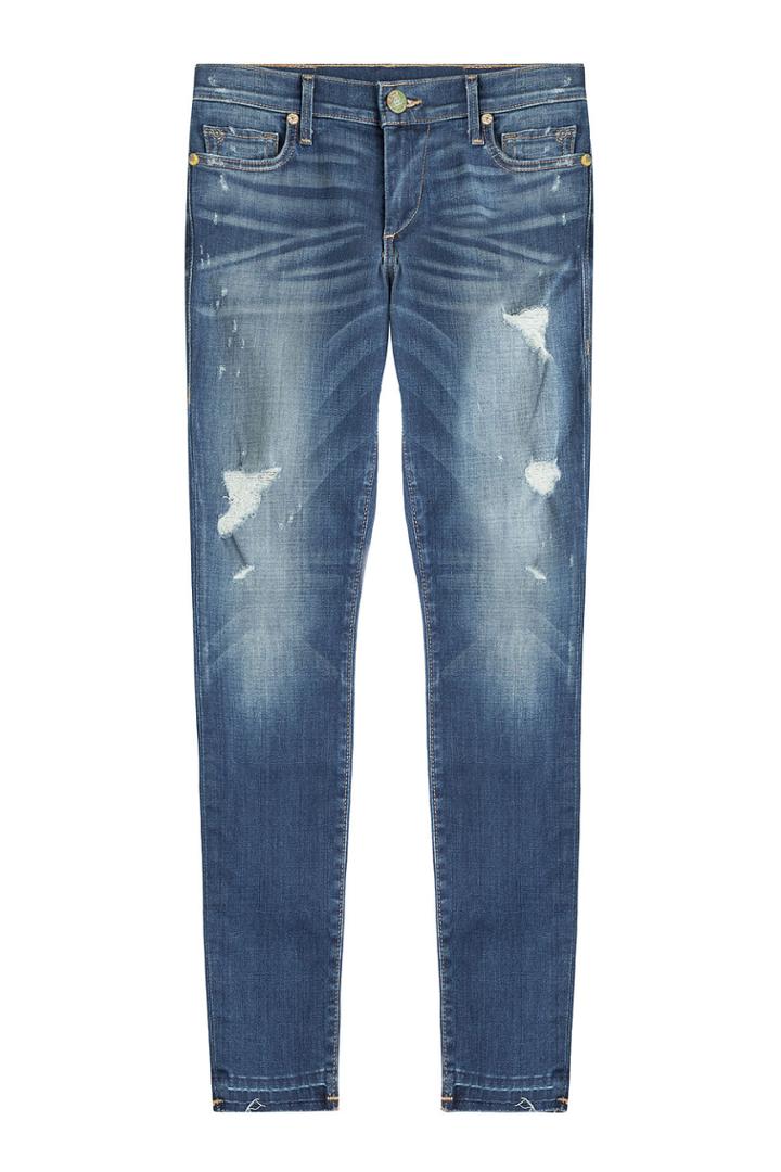 True Religion True Religion Distressed Skinny Jeans - None