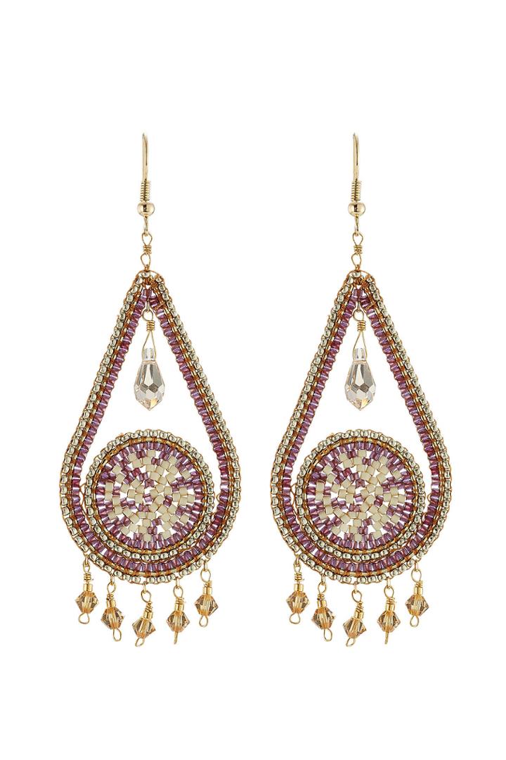 Mishky Mishky Bead Embellished Earrings - Multicolor