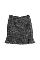 Karl Lagerfeld Karl Lagerfeld Mini Skirt With Zipper - Black
