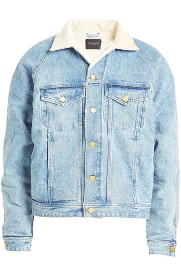 Fear Of God Fear Of God Denim Jacket With Textured Lining