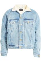 Fear Of God Fear Of God Denim Jacket With Textured Lining