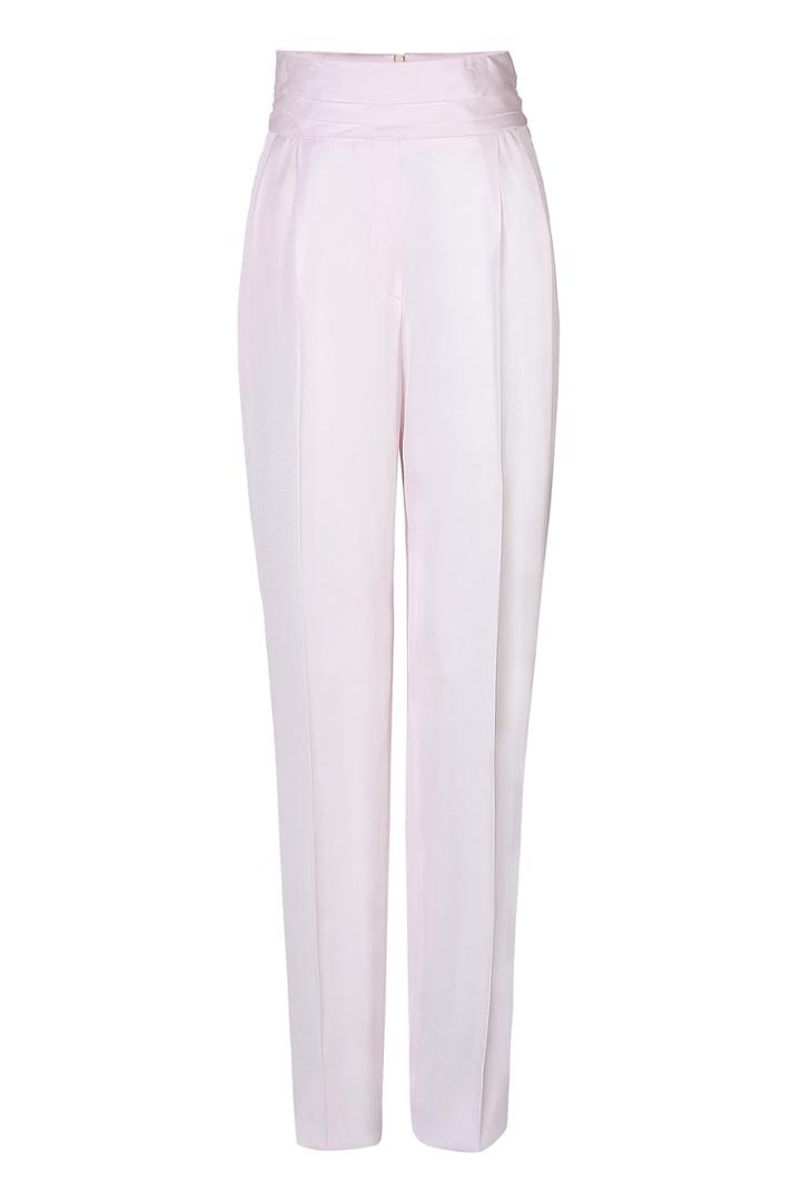 Balmain Balmain High-waited Tuxedo Pants - White