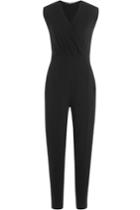 Steffen Schraut Steffen Schraut Wrap Front Jumpsuit - Black