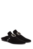 Robert Clergerie X Self-portrait Robert Clergerie X Self-portrait Lopal Suede Backless Loafers