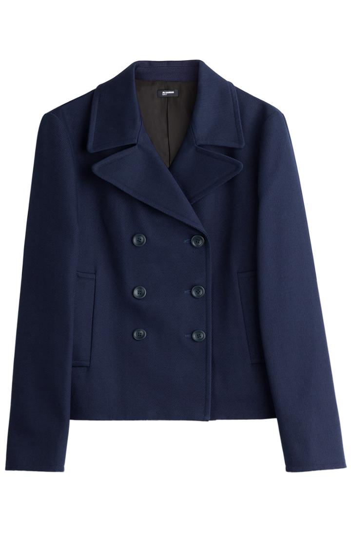 Jil Sander Navy Ellen Cotton Jacket