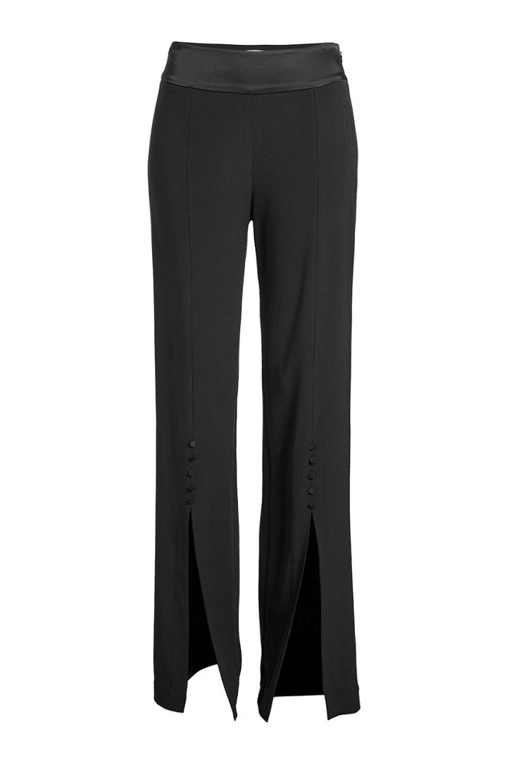 Jonathan Simkhai Jonathan Simkhai Crepe Front Slit Pants