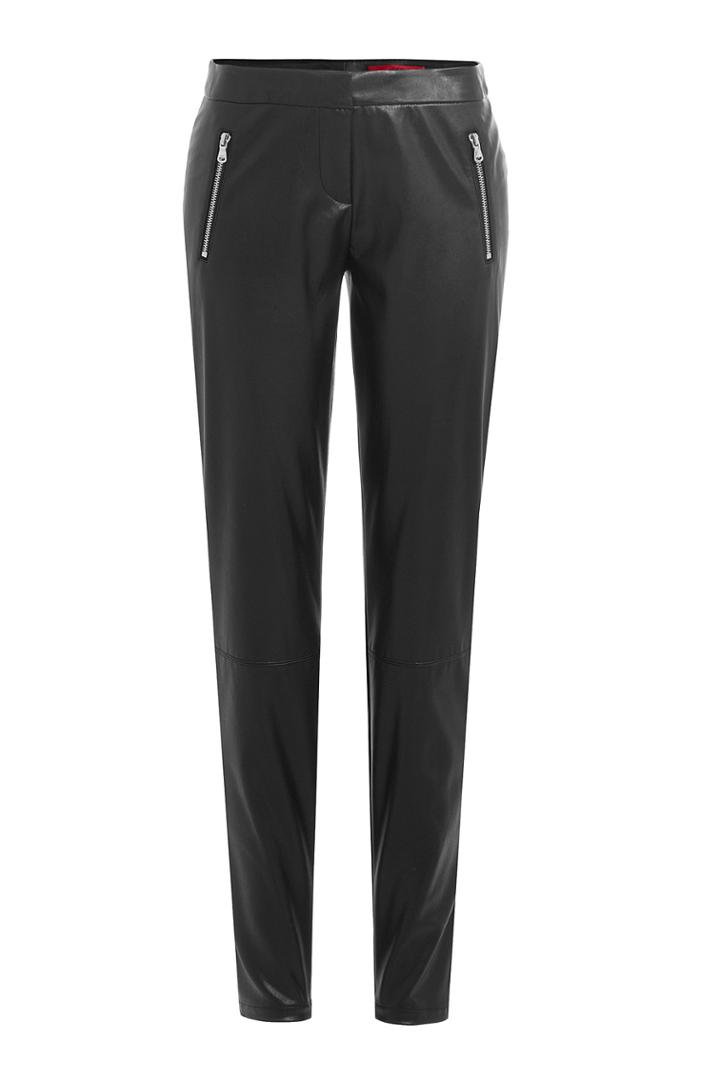 Hugo Hugo Coated Pants With Zip Pockets - Black