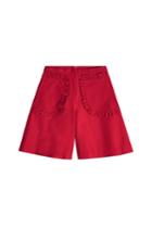 Red Valentino Red Valentino Cotton Shorts With Ruffles
