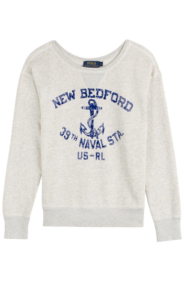 Polo Ralph Lauren Printed Cotton Sweatshirt