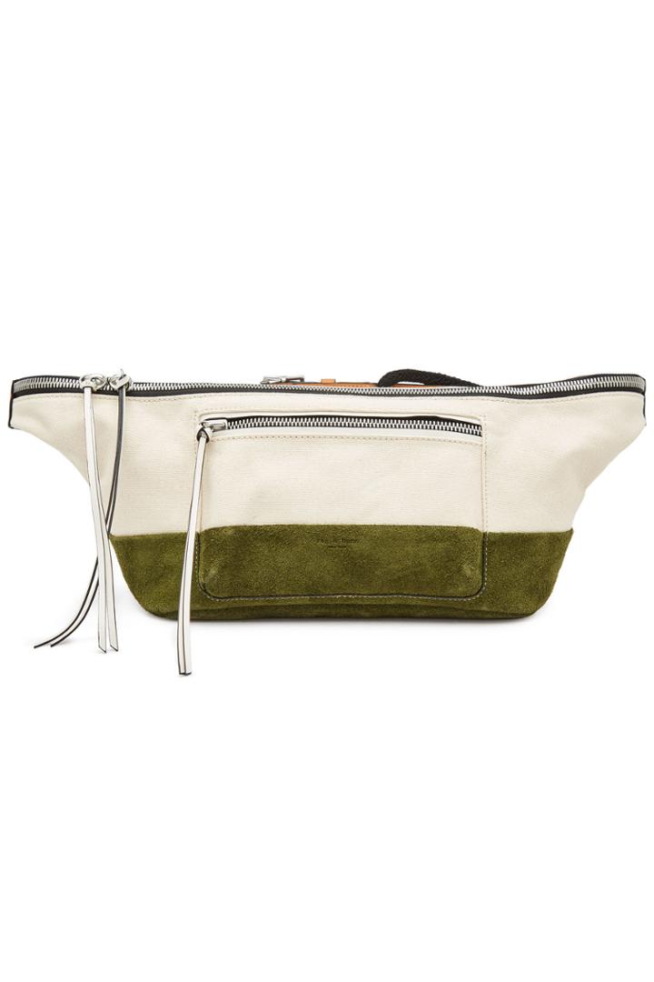 Rag & Bone Rag & Bone Large Elliot Cotton Fanny Pack With Suede