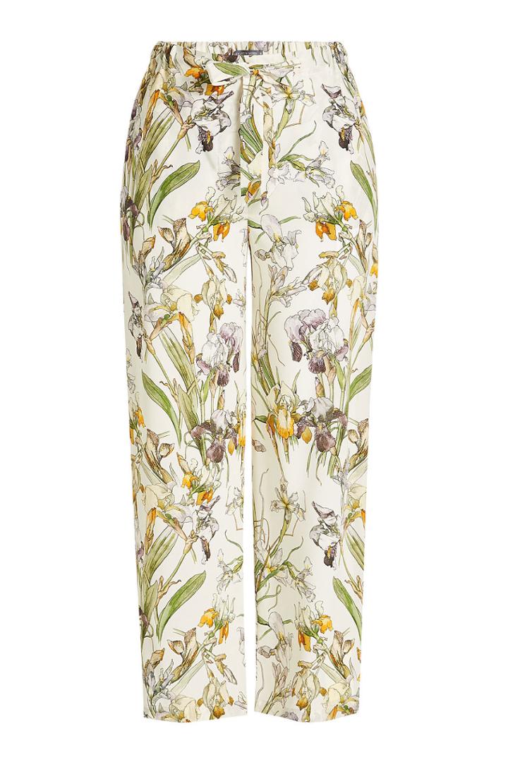 Alexander Mcqueen Alexander Mcqueen Printed Silk Pants