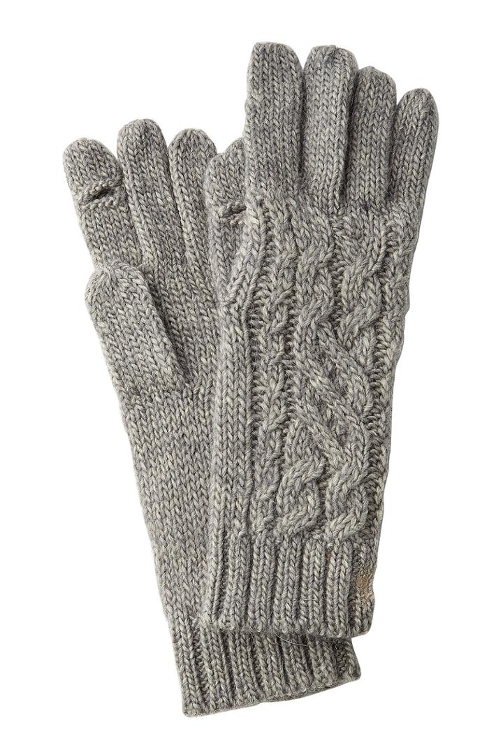 Polo Ralph Lauren Polo Ralph Lauren Gloves With Wool And Alpaca - Grey