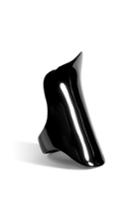 Lynn Ban Lynn Ban Pvd Armor Ring In Black