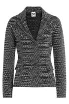 M Missoni M Missoni Wool-blend Knit Blazer - Black