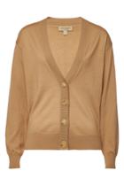Burberry Burberry Dornoch Merino Wool Cardigan With Elbow Patches