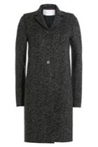 Harris Wharf London Harris Wharf London Printed Virgin Wool Coat - Grey