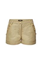 Balmain Balmain Shorts With Cotton And Linen