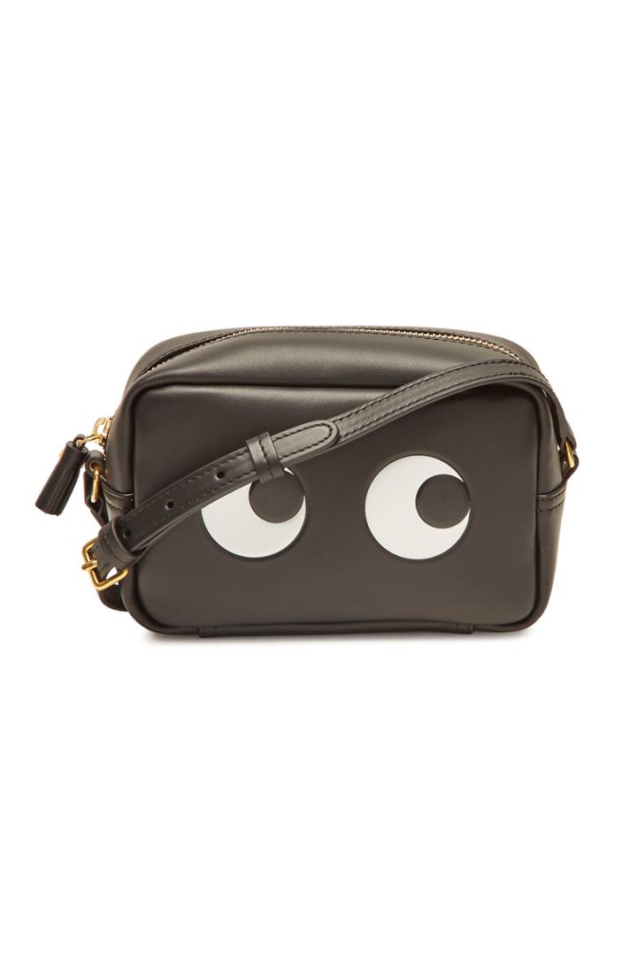 Anya Hindmarch Anya Hindmarch Mini Eyes Leather Shoulder Bag