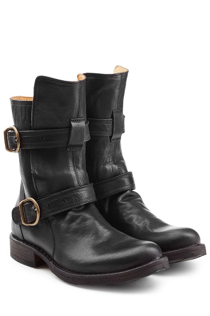 Fiorentini & Baker Fiorentini & Baker Leather Biker Boots - Black