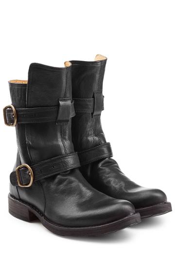Fiorentini & Baker Fiorentini & Baker Leather Biker Boots - Black
