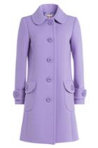 Michael Kors Michael Kors Virgin Wool Coat - Purple