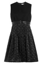 Victoria, Victoria Beckham Victoria, Victoria Beckham Dress With Cloqué Skirt - Black