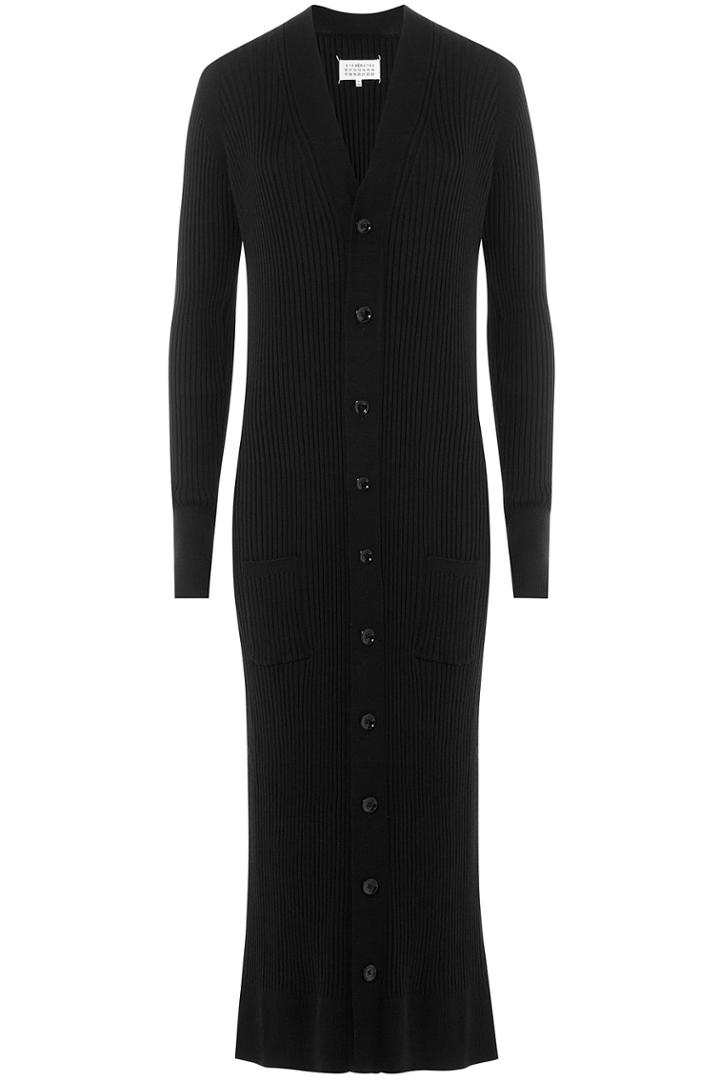 Maison Margiela Maison Margiela Wool Cardigan - Black