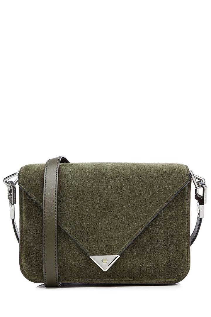 Alexander Wang Alexander Wang Suede Prisma Shoulder Bag - Green