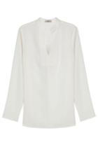 Etro Etro Silk Tunic Blouse - White