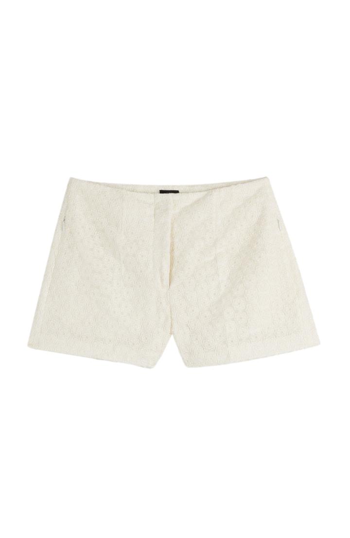 Joseph Embroidered Tulle Shorts