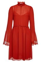 See By Chloé See By Chloé High Neck Dress With Bell Sleeves
