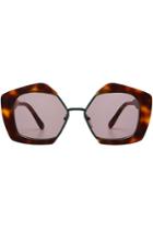 Marni Marni Statement Sunglasses - Brown