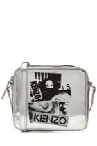 Kenzo Kenzo Metallic Leather Shoulder Bag With Print